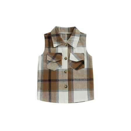 GuliriFei Toddler Baby Girl Boy Flannel Plaid Vest Gentleman Buffalo Plaid Jacket Coat Winter Fall Outfits Christmas Clothes
GuliriFei Toddler Baby Girl Boy Flannel Plaid Vest Gentleman Buffalo Plaid Jacket Coat Winter Fall Outfits Christmas Clothes