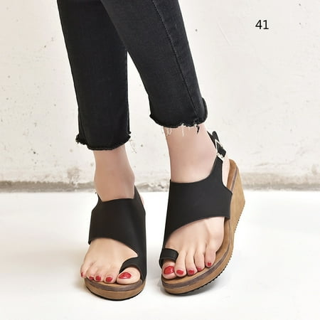 Women Wedges Sandals Open Toe Thick Sole Wear-resistant Anti-slip Shoes for Summer Wedges Open Toe Thick Sole Wear-resistant Anti-slip Women Summer Casual Accessories Comfortable Elegant Sandals 41
Women Wedges Sandals Open Toe Thick Sole Wear-resistant Anti-slip Shoes for Summer Wedges Open Toe Thick Sole Wear-resistant Anti-slip Women Summer Casual Accessories Comfortable Elegant Sandals 41