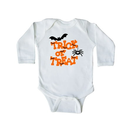 Inktastic Halloween Trick-or-Treat with Spider and Bats Gift Baby Boy or Baby Girl Long Sleeve Bodysuit
Inktastic Halloween Trick-or-Treat with Spider and Bats Gift Baby Boy or Baby Girl Long Sleeve Bodysuit