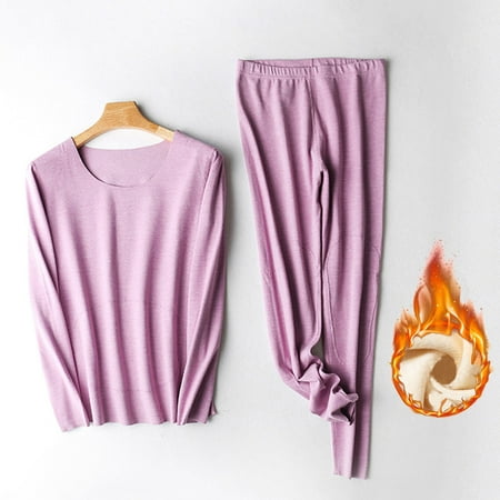 Womens Pajama Sets Women Robes Womens Solid Color Thermal Underwear Stretch Top & Pants Set Pajamas For Women Nightgowns Sleep Shirts
Womens Pajama Sets Women Robes Womens Solid Color Thermal Underwear Stretch Top & Pants Set Pajamas For Women Nightgowns Sleep Shirts