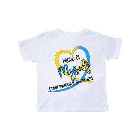 Inktastic Proud of Myself Down Syndrome Awareness Heart Ribbon Gift Toddler Boy or Toddler Girl T-Shirt
Inktastic Proud of Myself Down Syndrome Awareness Heart Ribbon Gift Toddler Boy or Toddler Girl T-Shirt
