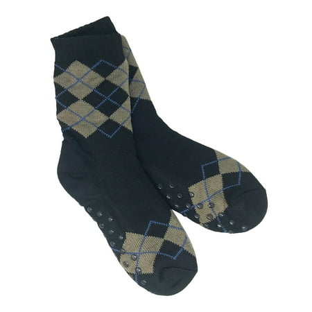 Women’s Argyle Pattern Sherpa Lined Slipper Socks in Black and Beige Non-Slip One Size
Women’s Argyle Pattern Sherpa Lined Slipper Socks in Black and Beige Non-Slip One Size