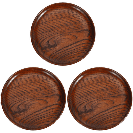 3X Tableware Household Smooth Wooden Bread Dish Tray Kitchen Utensils Seasoning Plate Round
3X Tableware Household Smooth Wooden Bread Dish Tray Kitchen Utensils Seasoning Plate Round