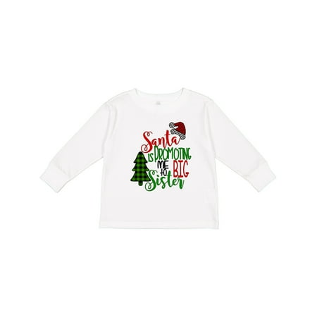 Inktastic Santa is Promoting Me to Big Sister Green Plaid Tree Gift Toddler Toddler Girl Long Sleeve T-Shirt
Inktastic Santa is Promoting Me to Big Sister Green Plaid Tree Gift Toddler Toddler Girl Long Sleeve T-Shirt