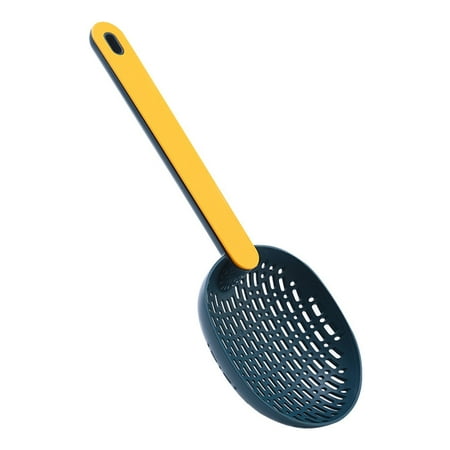 

Frcolor Spoon Strainer Skimmer Colander Slotted Kitchen Pasta Scoop Strainers Straining Mesh Handle Food Cooking Large Hollow