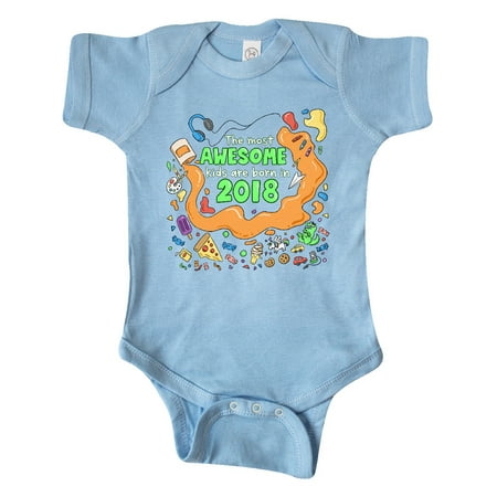 Inktastic The Most Awesome Kids are Born in 2018 Gift Baby Boy or Baby Girl Bodysuit
Inktastic The Most Awesome Kids are Born in 2018 Gift Baby Boy or Baby Girl Bodysuit