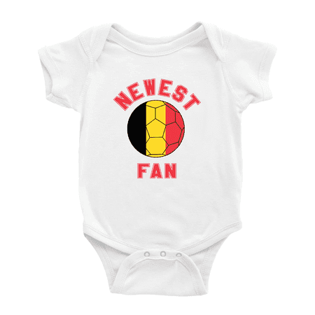 Newest Belgiu National Soccer Team Fan Cute Baby Bodysuit Romper (White 6-12 Months)
Newest Belgiu National Soccer Team Fan Cute Baby Bodysuit Romper (White 6-12 Months)