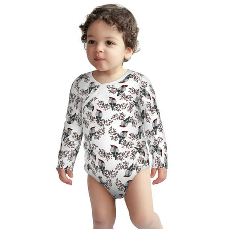 Fotbe Bird Pattern Unisex-baby Long-sleeve Bodysuit Long Sleeve Bodysuits One-piece 100% Organic Cotton for Infant Baby Boys Unisex-2 Years
Fotbe Bird Pattern Unisex-baby Long-sleeve Bodysuit Long Sleeve Bodysuits One-piece 100% Organic Cotton for Infant Baby Boys Unisex-2 Years