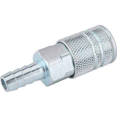 25 in. x .25 in. Industrial Barbed Coupler with Clamp