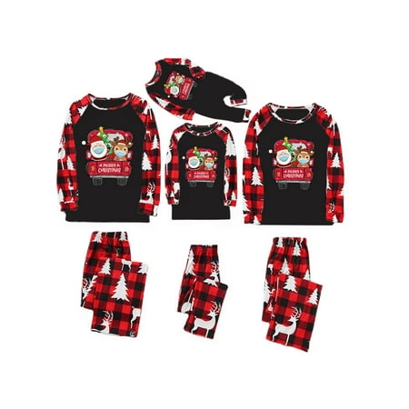 Cindysus Mommy Dad Child Soft Crew Neck Nightwear Women Men Kids Xmas Pjs Matching Family Pajamas Set Elastic Waist Christmas Elk Printed Loose Sleepwear Black Child-2Y
Cindysus Mommy Dad Child Soft Crew Neck Nightwear Women Men Kids Xmas Pjs Matching Family Pajamas Set Elastic Waist Christmas Elk Printed Loose Sleepwear Black Child-2Y