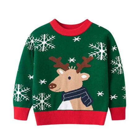 nsendm 12 Months Jacket Toddler Boys Girls Christmas Deer Prints Sweater Long Sleeve Warm Girls Oversized Sweater Green 5-6 Years
nsendm 12 Months Jacket Toddler Boys Girls Christmas Deer Prints Sweater Long Sleeve Warm Girls Oversized Sweater Green 5-6 Years