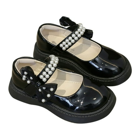 Tengma Toddler Girl Sandals Kids Girls Shoes Spring/Autumn Solid Color Thick Sole Bright Pearl Bow Casual Shoes Party Birthday School Sandals for Girls (Black Size: 35)
Tengma Toddler Girl Sandals Kids Girls Shoes Spring/Autumn Solid Color Thick Sole Bright Pearl Bow Casual Shoes Party Birthday School Sandals for Girls (Black Size: 35)