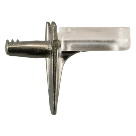 3mm x 22mm Nickel Locking Oval Rest Shelf Support (6 pcs.)