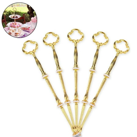 5 sets of Household Food and Beverage Products Fruit Tray Rack Fruit Tray Hanger Cake Tray Skewer European Style Skewer Bracket-Silver/Gold
5 sets of Household Food and Beverage Products Fruit Tray Rack Fruit Tray Hanger Cake Tray Skewer European Style Skewer Bracket-Silver/Gold