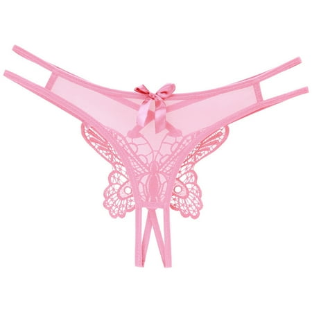 Women Comfortable Panties Women Low Waist Traceless Mesh Embroidered Big Butterfly Open End Thong
Women Comfortable Panties Women Low Waist Traceless Mesh Embroidered Big Butterfly Open End Thong