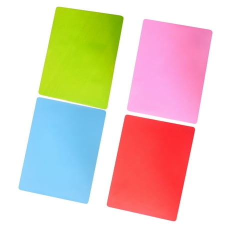 4pcs Silicone Placemat DIY Handmade Jewelry Table Mats Desktop Mats Western Food Mat (Light Blue Green Red Pink)
4pcs Silicone Placemat DIY Handmade Jewelry Table Mats Desktop Mats Western Food Mat (Light Blue Green Red Pink)
