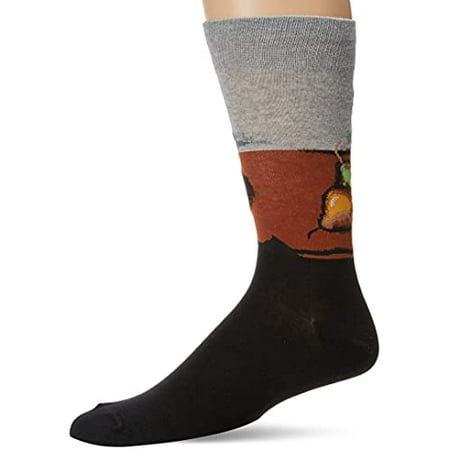 Hot Sox Men s Famous Artist Series Novelty Crew Socks Still Life Plate and Fruit (Grey) Shoe Size: 6-12
Hot Sox Men s Famous Artist Series Novelty Crew Socks Still Life Plate and Fruit (Grey) Shoe Size: 6-12