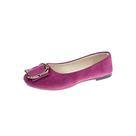 Rotosw Women Loafers Comfort Flat Shoes Slip On Flats Square Buckle Non-slip Dress Shoe Wedding Anti-Slip Grape Purple 5
Rotosw Women Loafers Comfort Flat Shoes Slip On Flats Square Buckle Non-slip Dress Shoe Wedding Anti-Slip Grape Purple 5