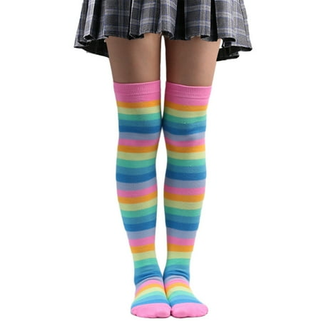 4 pair Women s Stockings Cotton High-Tube Lengthened Knee-Length Beautiful Leg Socks Colorful Striped Socks Color Random
4 pair Women s Stockings Cotton High-Tube Lengthened Knee-Length Beautiful Leg Socks Colorful Striped Socks Color Random