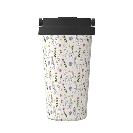 Salouo Purple Flower Rabbit Print Coffee Travel Mug Spill Proof with Lid-Stainless Steel Vacuum Insulated Tumbler - Thermos Cup for Keep Hot/Ice Coffee Tea and Beer
Salouo Purple Flower Rabbit Print Coffee Travel Mug Spill Proof with Lid-Stainless Steel Vacuum Insulated Tumbler - Thermos Cup for Keep Hot/Ice Coffee Tea and Beer