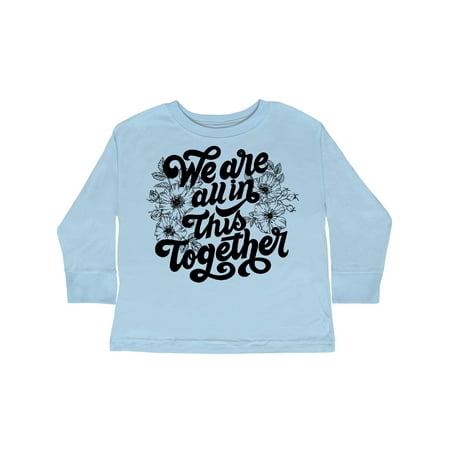 Inktastic Inspirational We Are All In This Together Gift Toddler Boy or Toddler Girl Long Sleeve T-Shirt
Inktastic Inspirational We Are All In This Together Gift Toddler Boy or Toddler Girl Long Sleeve T-Shirt