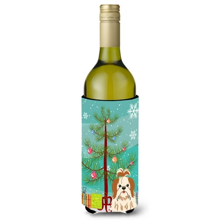 Carolines Treasures BB4212LITERK Merry Christmas Tree Shih Tzu Red White Wine Bottle Beverge Insulator Hugger Wine
Carolines Treasures BB4212LITERK Merry Christmas Tree Shih Tzu Red White Wine Bottle Beverge Insulator Hugger Wine