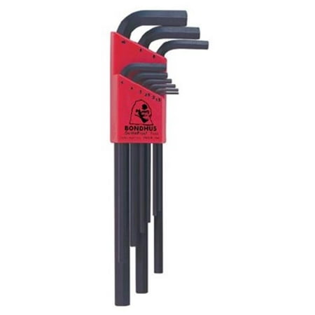 Hlx Metric Chamfered L-Wrench Set 9Mm 1.5