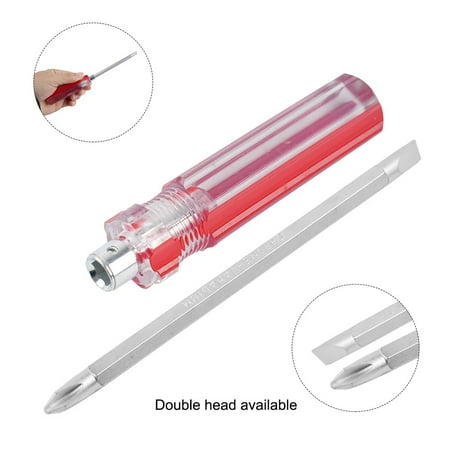 GLFILL 1Pc 2 Sides Double Head Slotted Cross Screwdrivers Remover Repair Hand Tool
GLFILL 1Pc 2 Sides Double Head Slotted Cross Screwdrivers Remover Repair Hand Tool