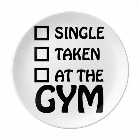 Single Married Gymnasium Choice Plate Decorative Porcelain Salver Tableware Dinner Dish
Single Married Gymnasium Choice Plate Decorative Porcelain Salver Tableware Dinner Dish