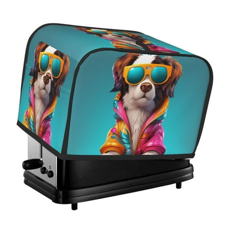 KLL Colorful Sunglasses Dog Print 2 Slice Toaster Dust Covers Kitchen Small Appliance Cover with 2 Pockets Can hold Jam Spreader Knife & Toaster Tongs (11.4 x 7.9 x 7.5)
KLL Colorful Sunglasses Dog Print 2 Slice Toaster Dust Covers Kitchen Small Appliance Cover with 2 Pockets Can hold Jam Spreader Knife & Toaster Tongs (11.4 x 7.9 x 7.5)