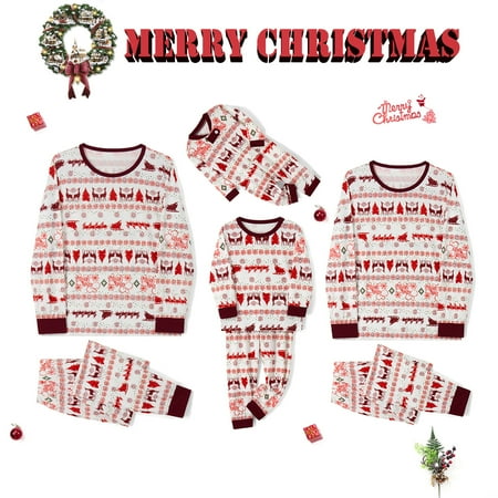 Christmas Family Matching Pajamas Set Printed Tops+Pants Xmas Holiday Loungewear Sleepwear Pjs Set for Adult Kids Baby
Christmas Family Matching Pajamas Set Printed Tops+Pants Xmas Holiday Loungewear Sleepwear Pjs Set for Adult Kids Baby