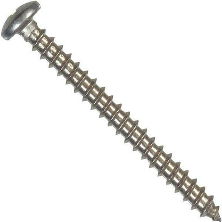 100 Hillman #10 X 2 Phillips Pan Head Stainless Steel Sheet Metal Screw 823300
100 Hillman #10 X 2 Phillips Pan Head Stainless Steel Sheet Metal Screw 823300