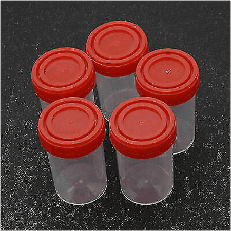 5/50Pcs HOSPITAL URINE SAMPLE COLLECTION CUP 40/60/100/120ML BOTTLES POTS CONTAI