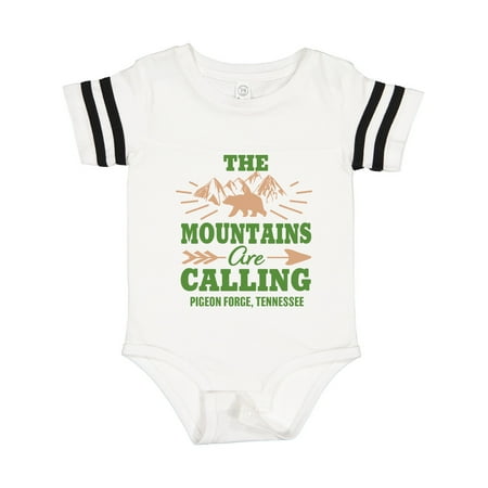 Inktastic Pigeon Forge Tennessee the Mountains Are Calling Gift Baby Boy or Baby Girl Bodysuit
Inktastic Pigeon Forge Tennessee the Mountains Are Calling Gift Baby Boy or Baby Girl Bodysuit