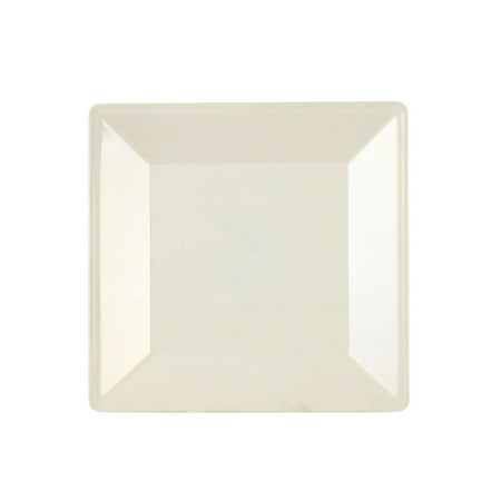 8 1/4 x 8 1/4 x 7/8 Deep Square Plate Passion Pearl Melamine Pack of 2