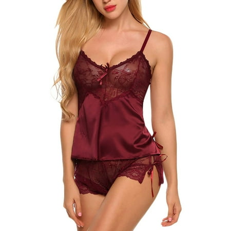 Pxiakgy intimates for women Lingerie Sleepwear Camisole Pajamas Satin Nightwear Women Lace Sets Short + XXL
Pxiakgy intimates for women Lingerie Sleepwear Camisole Pajamas Satin Nightwear Women Lace Sets Short + XXL