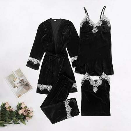 PEZHADA FY23 Valentine s Day Nightgown Gold Velvet Pajamas Lace Nightdress Underwear Sleepwear Trousers
PEZHADA FY23 Valentine s Day Nightgown Gold Velvet Pajamas Lace Nightdress Underwear Sleepwear Trousers