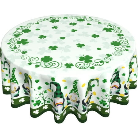 Mindunm St Patrick s Day Round Tablecloth 60 Inch Green Shamrock Gold Coin Gnome Table Cloth Spring Farmhouse Holiday Polyester Table Cover Decorative for Indoor Outdoor Kitchen Dining Party
Mindunm St Patrick s Day Round Tablecloth 60 Inch Green Shamrock Gold Coin Gnome Table Cloth Spring Farmhouse Holiday Polyester Table Cover Decorative for Indoor Outdoor Kitchen Dining Party