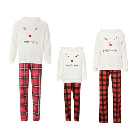 Fanvereka Christmas Pajamas Family Matching Set Plush Warm Deer Embroidery Homewear Set for Women Men Kid
Fanvereka Christmas Pajamas Family Matching Set Plush Warm Deer Embroidery Homewear Set for Women Men Kid