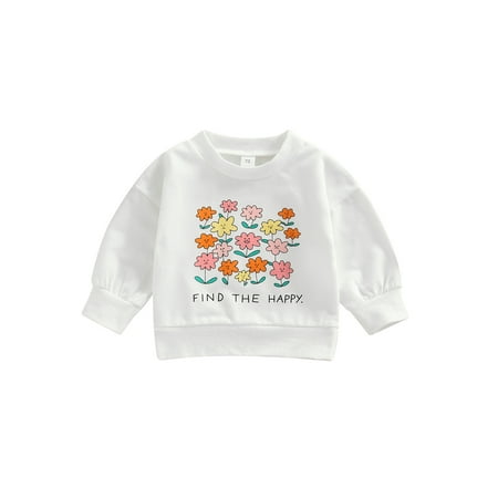 Jkerther Infant Baby Casual Sweatshirt Color Matching/Floral Printing Long Sleeve Pullover Tops
Jkerther Infant Baby Casual Sweatshirt Color Matching/Floral Printing Long Sleeve Pullover Tops