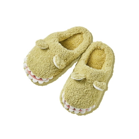Rotosw Unisex-Child Fuzzy Slippers Breathable Flat Animal Plush Slipper Winter Casual Slip On Home Shoes Crocodile Slippers-green 1Y
Rotosw Unisex-Child Fuzzy Slippers Breathable Flat Animal Plush Slipper Winter Casual Slip On Home Shoes Crocodile Slippers-green 1Y
