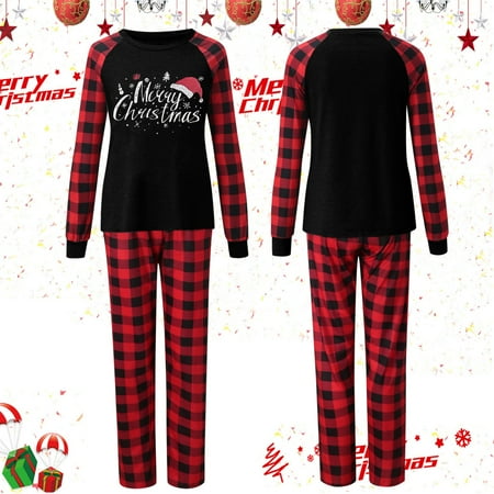 Christmas Women Mom Merry Christmas Print Tops And Pants Plaid Set Xmas Family Matching Pajamas Sleepwear Christmas Pajamas for Family
Christmas Women Mom Merry Christmas Print Tops And Pants Plaid Set Xmas Family Matching Pajamas Sleepwear Christmas Pajamas for Family