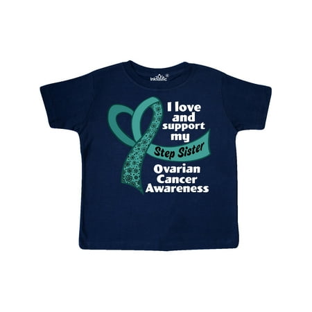 Inktastic I Love and Support My Step Sister Ovarian Cancer Teal Ribbon Gift Toddler Boy or Toddler Girl T-Shirt
Inktastic I Love and Support My Step Sister Ovarian Cancer Teal Ribbon Gift Toddler Boy or Toddler Girl T-Shirt