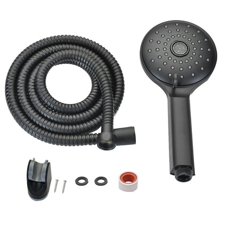Homemaxs 1 Set Handheld Spray Head Household Water Shower Head Shower Nozzle Multi-purpose Shower Pressurized Faucet Spray Nozzle for Home Bathroom (Black)
Homemaxs 1 Set Handheld Spray Head Household Water Shower Head Shower Nozzle Multi-purpose Shower Pressurized Faucet Spray Nozzle for Home Bathroom (Black)