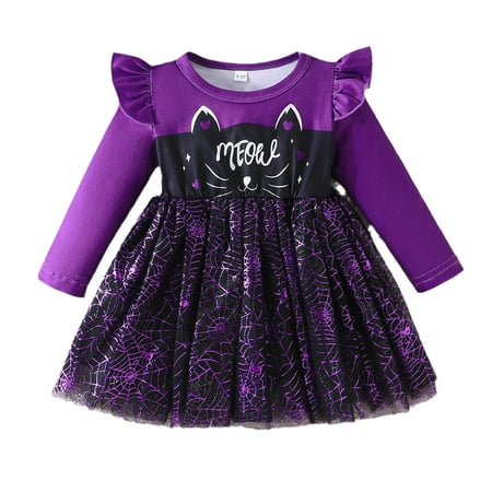 WUXIAN Toddler Children Girls Long Sleeve Cartoon Printed Dresses Tulle Dress Sundress Baby Trendy Dailywear
WUXIAN Toddler Children Girls Long Sleeve Cartoon Printed Dresses Tulle Dress Sundress Baby Trendy Dailywear