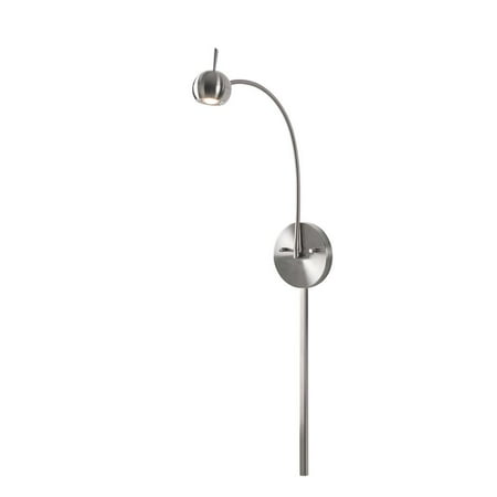 Kenroy Home Cherry 4-watt Brushed Steel Integrated LED Wall Swing Arm Lamp (NEW OPEN BOX)
Kenroy Home Cherry 4-watt Brushed Steel Integrated LED Wall Swing Arm Lamp (NEW OPEN BOX)