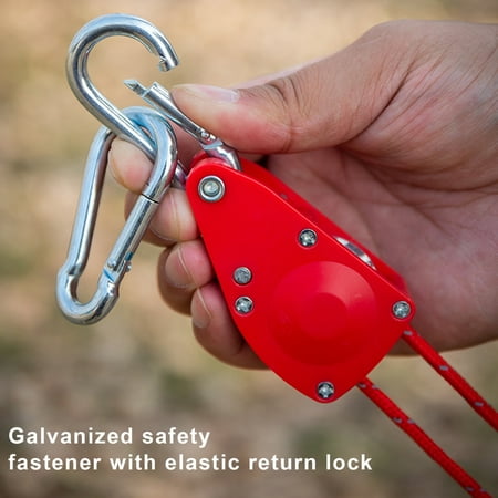 Yanerim Adjustable Rope Hanger Heavy Duty Ratchet Tie Down Strap Self-Locking Structure Double Hook Design Camping Ratcheting Pulley System
Yanerim Adjustable Rope Hanger Heavy Duty Ratchet Tie Down Strap Self-Locking Structure Double Hook Design Camping Ratcheting Pulley System