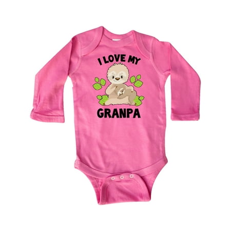 Inktastic Cute Sloth I Love My Granpa with Green Leaves Gift Baby Boy or Baby Girl Long Sleeve Bodysuit
Inktastic Cute Sloth I Love My Granpa with Green Leaves Gift Baby Boy or Baby Girl Long Sleeve Bodysuit
