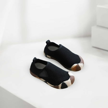 LYCAQL Toddler Baby Boy Girl Shoes Breathable Shoes Baotou Sneakers Mesh Baby Soft Sole Fashion Unisex Size 4 Shoes (Black 10.5 Little Child)
LYCAQL Toddler Baby Boy Girl Shoes Breathable Shoes Baotou Sneakers Mesh Baby Soft Sole Fashion Unisex Size 4 Shoes (Black 10.5 Little Child)