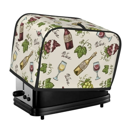 Noewx Grapes Bbottles Wine Toaster Covers 2 Slice Appliance Cover Toaster Fingerprint Protection and Greasy Protection Anti-sputtering Bread Maker Cover
Noewx Grapes Bbottles Wine Toaster Covers 2 Slice Appliance Cover Toaster Fingerprint Protection and Greasy Protection Anti-sputtering Bread Maker Cover